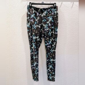 J. Jill Floral Patterned Leggings With Pockets